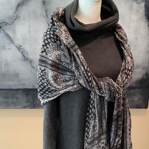 Oversized and Seriously Warm double/triple wrap scarf.